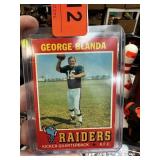 1971 TOPPS GEORGE BLANDA FOOTBALL CARD