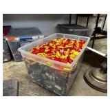 LARGE BIN OF LEGOS 34LBS