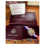 1995 PROOF CLAD ATLANTA OLYMPIC GAMES HALF DOLLAR
