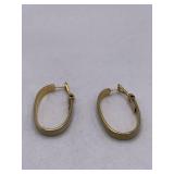 SIGNED MONET PIERCED EARRINGS