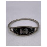 ALPACA BUTTERFLY HINGED BRACELET