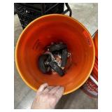 LOT OF 4 CASTERS AND CLAMPS