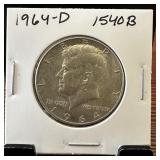 1964-D JFK SILVER HALF DOLLAR