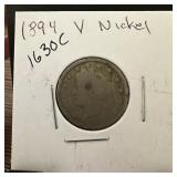 1894 LIBERTY V NICKEL