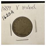 1889 LIBERTY V NICKEL