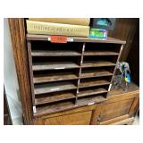 WOOD LATERAL FILING CABINET