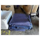 LOT OF 5 MOVING BLANKETS MIXED