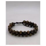 TIGERS EYE STONE BEAD SLIDE BRACELET