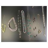 BEADED NECKLACE LOT OF 8