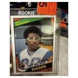 1984 TOPPS ERIC KICKERSON ROOKIE FOOTBALL CARD