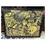 ORIGINAL GRAPHIC ART MONSTA JULIEN NOTE