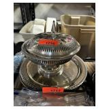 LOT OF MIXED SILVERPLATE / BON BON DISHES +