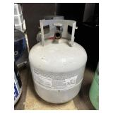 PROPANE TANK FEELS PARTIALLY FULL