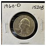 1960-D WASHINGTON SILVER QUARTER
