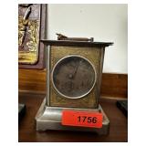 ANTIQUE CARRIAGE CLOCK AS IS