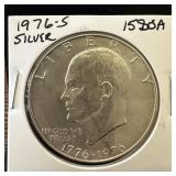 1976-S UNC IKE SILVER DOLLAR