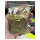 LARGE BAG OF MIXED STONES / SYNTHETICS