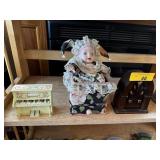 3 PC FIGURINES THE RADIO ONE IS WORKING OTHERS NO