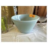 LARGE LT BLUE FIRE KING MIXING BOWL