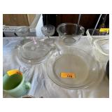 MIXED GLASSWARE CORY STOPPER / PIE PLATE MORE