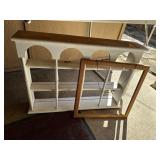 WALL MOUNT CUP SAUCER / CHINA SHELF UNIT & FRAME