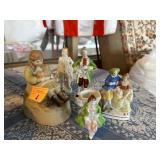 SCHMID MUSICAL FIGURINE & OCCUPIED JAPAN FIGS