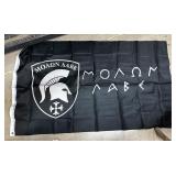 MOLON LABE FLAG