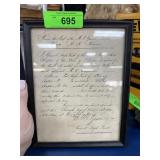 ANTIQUE 1864 CIVIL WAR ERA MASONIC LETTER