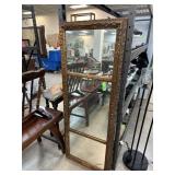 3 SECTION BAR OR OVER THE MANTEL MIRROR