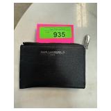 KARL LAGERFELD DESIGNER ZIPPERED WALLET