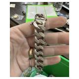 HEAVY STERLING SILVER BRACELET 76G