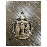 STERLING SILVER CHRIST OUR LADY OT HWAY & ST CHRIS