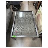 HIGH END INDUSTRIAL STEEL COFFEE TABLE HEAVY