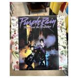 PRINCE VINYL RECORD PURPLE RAIN W POSTER
