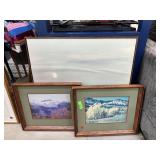 3PC VINTAGE FRAMED PHOTOGRAPHS ZENY $500 RET