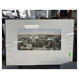 LARGE FRAMED PRINT OF LAWRENCVILLE SCHOOL
