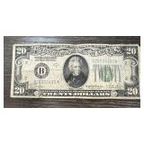 1928-B $20 CURRENCY NOTE