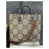 GUCCI DESIGNER PURSE LARGE W STRAP & BOX