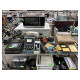 ENTIRE SHELF OF PHOTOGRAPHY RELATED EQUIPMENT