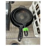 3PC CAST IRON SKILLETS WAGNER WARE LODGE MORE