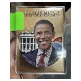 24K GOLD PLATED BARACK OBAMA BAR