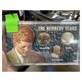 3PC KENNEDY HALVES UNC / PROOF & SILVER