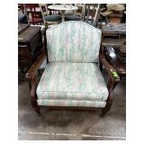VINTAGE MADERA  LOW PROFILE WOOD ARM CHAIR