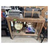 ANTIQUE STORE WOOD BLOCK W CASH DRAWER