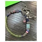 STERLING SILVER BEADED BRACELET