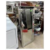 LARGE BEVELED WALL MIRROR