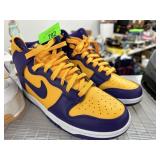 NIKE HUNK HIGH LAKERS SHOES 8.5