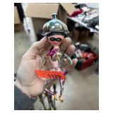 VINTAGE BLOWN ART GLASS CHRISTMAS ORNAMENT