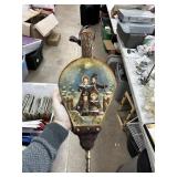 VINTAGE HAND PAINTED FIREPLACE BELLOWS