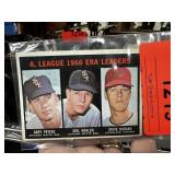 1967 TOPPS BASEBALL CARD 1966 ERA LEADERS